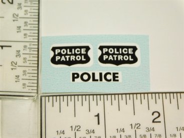 Corgi Chevy Impala Police Patrol Car Replacement Sticker Set Main Image