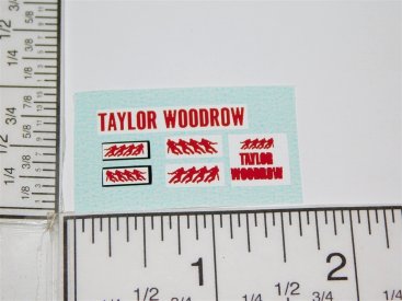 Matchbox #K-17 Taylor Woodrow Lowloader Replacement Sticker Set Main Image