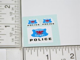Matchbox #K-23 Mercury Commuter Police Car Replacement Sticker Set Matchbox #K-23 Mercury Commuter Police Car Replacement Sticker Set