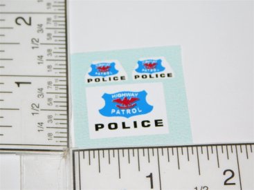 Matchbox #K-23 Mercury Commuter Police Car Replacement Sticker Set Main Image